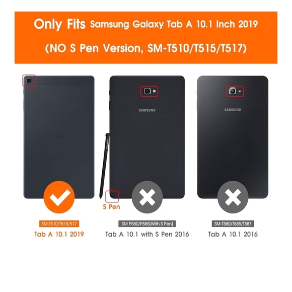 Soke Galaxy Tab A 10.1 Case 2019 - Picture 8 of 8